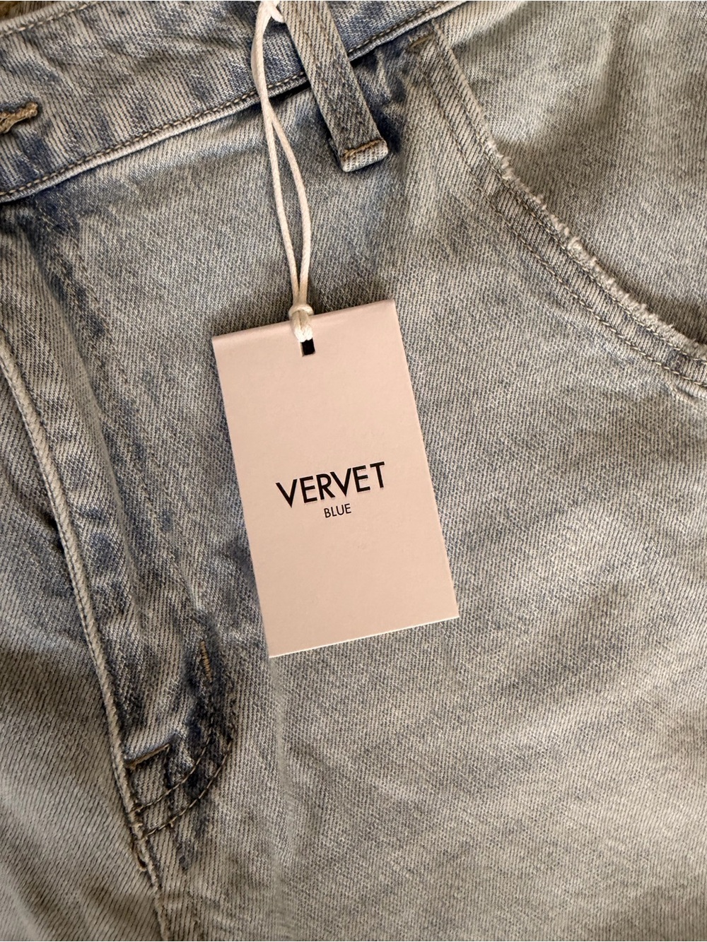 VERVET by Flying Monkey Light Wash Straight Leg Jeans - Picture 3 of 11